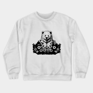 Polar Bear Artwork Illustration Crewneck Sweatshirt